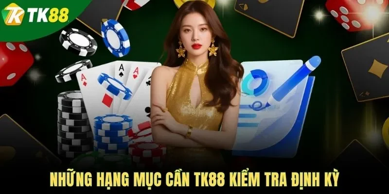 Những hạng mục cần TK88 kiểm tra định kỳ